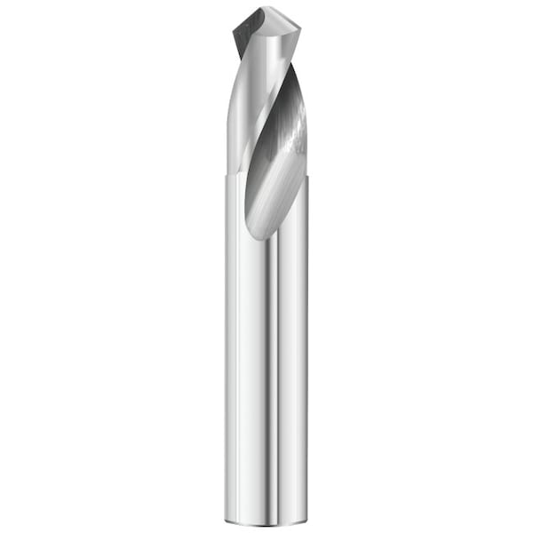 Fullerton Tool 2-Flute - 118 Degree Point - 1510 4-Facet Point Drills, RH Spiral, Four Facet, Stub, 16021 - main
